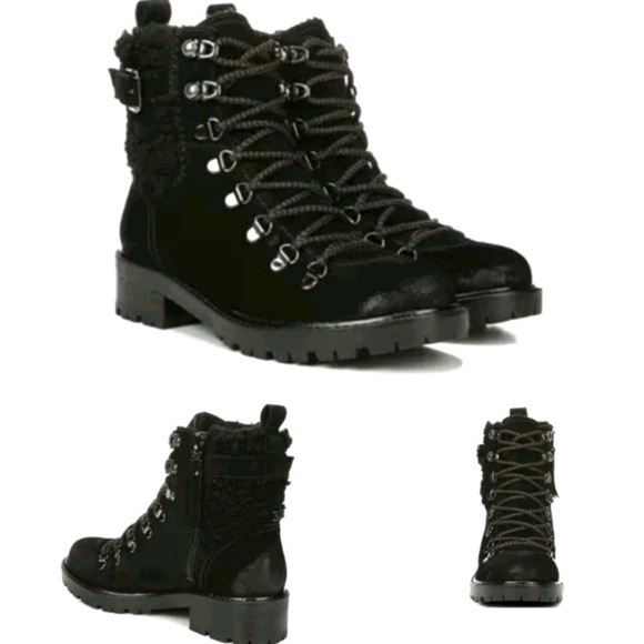 SAM EDELMAN TENLEE Suede Boot in Black - Picture 3 of 11